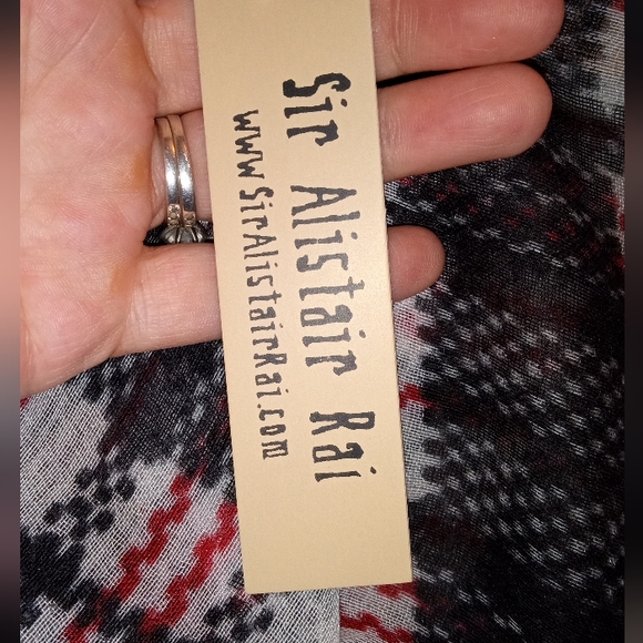 Nwt Black Scarf - Picture 4 of 5